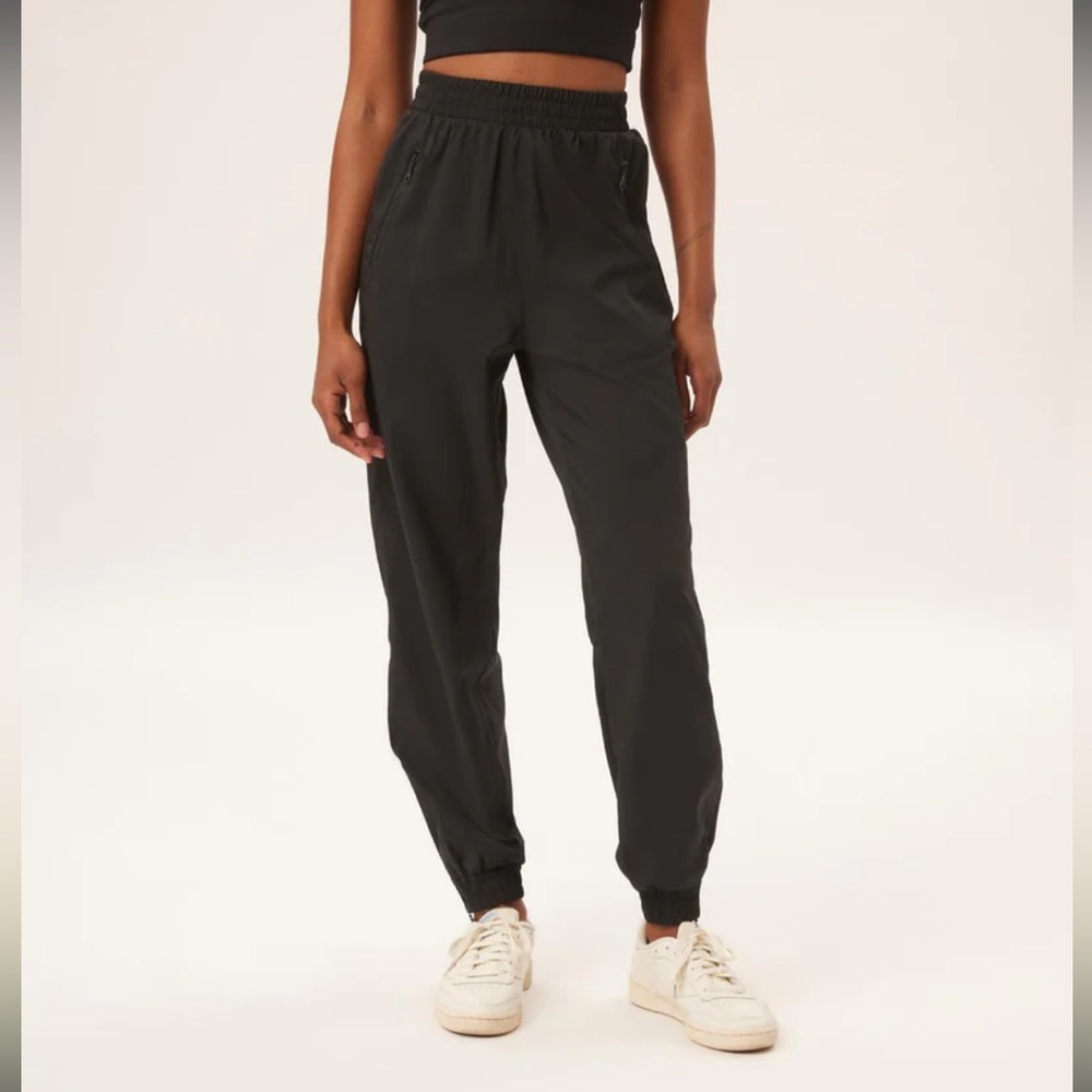 Girlfriend Collective Black Summit Pants - Large